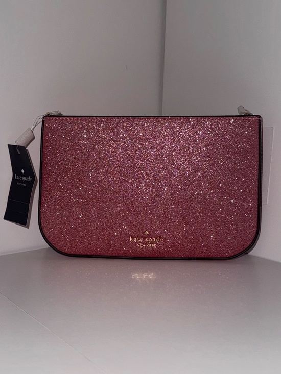 Kate Spade Handbags - Kate Spade Glimmer Glitter Pochette (KE453) Pochette - Mitten Pink